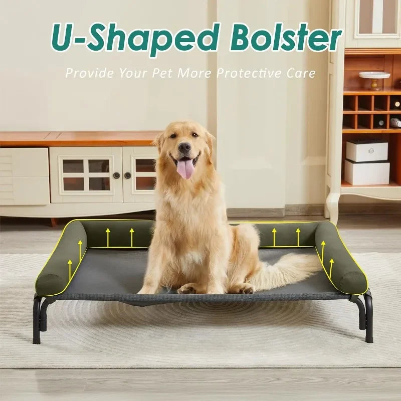 Cooling Elevated Dog Bed for XLarge Dogs Quick Install