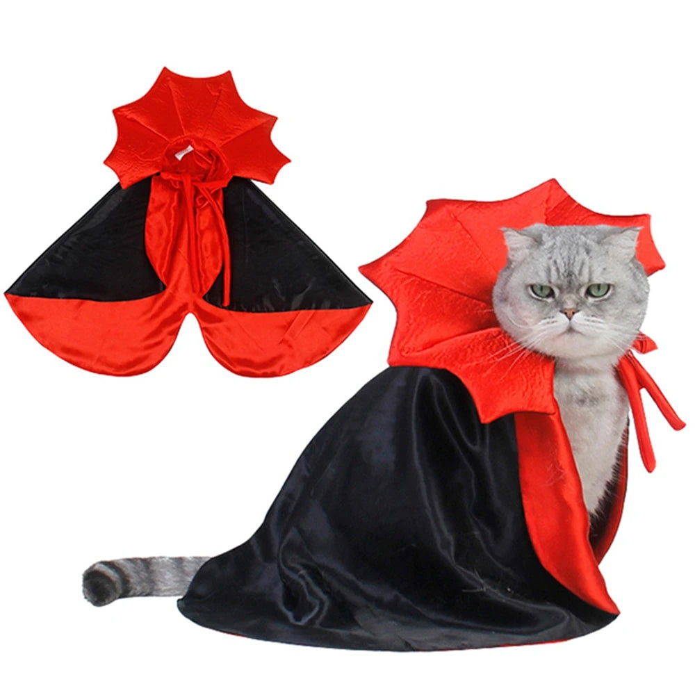 Funny Pet Role Play Costume Vampire Cloak For Small Dog
