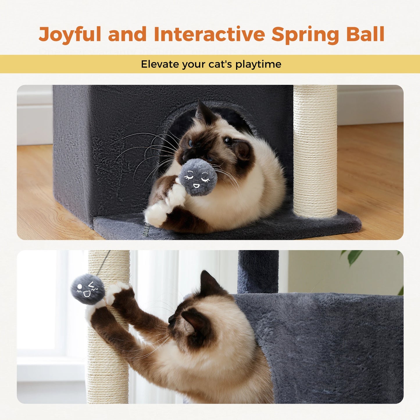 Cat Tree for Large Cats Cat Tower for Indoor Cats Up to 10kg