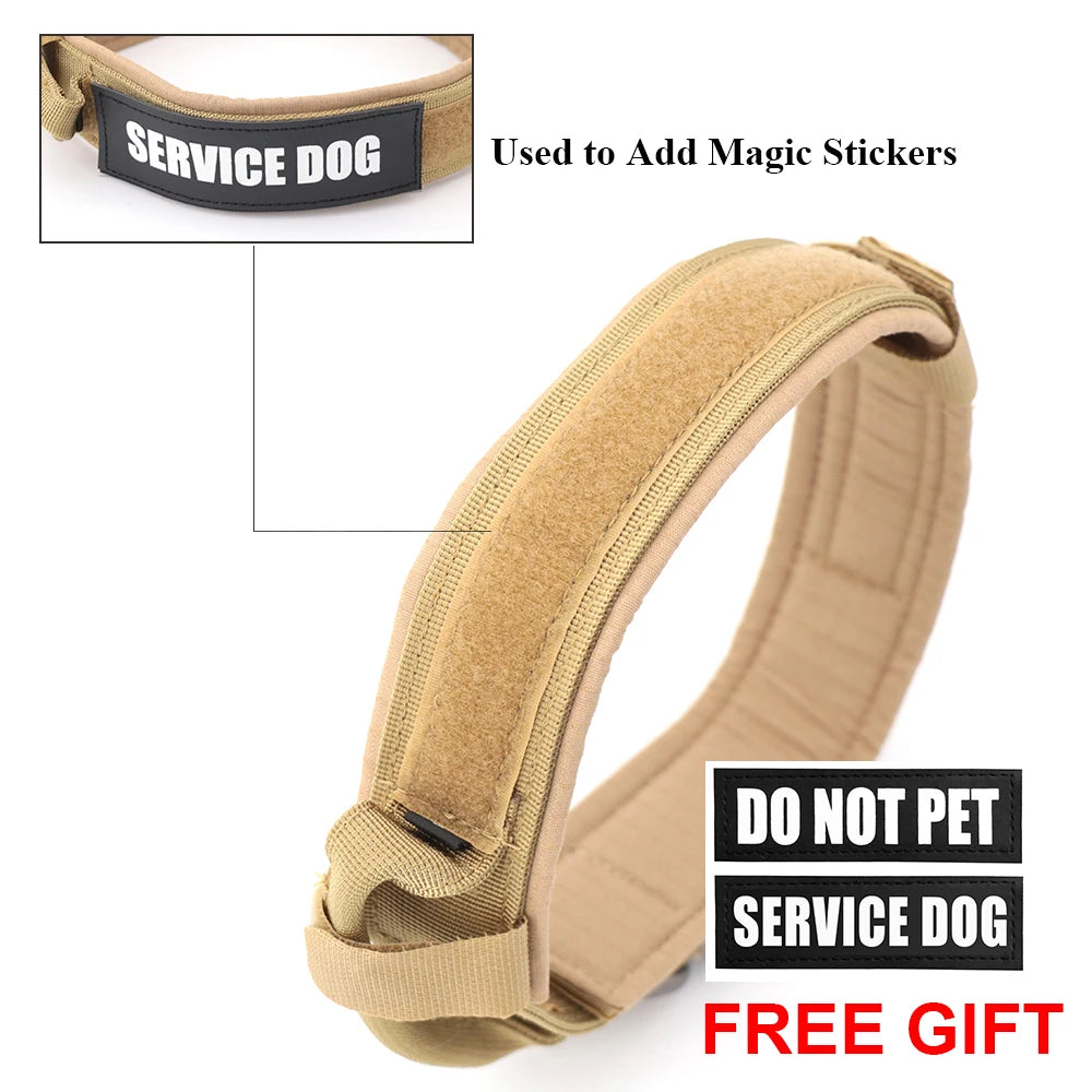 Adjustable Tactical Dog Training Collar And Leash Set