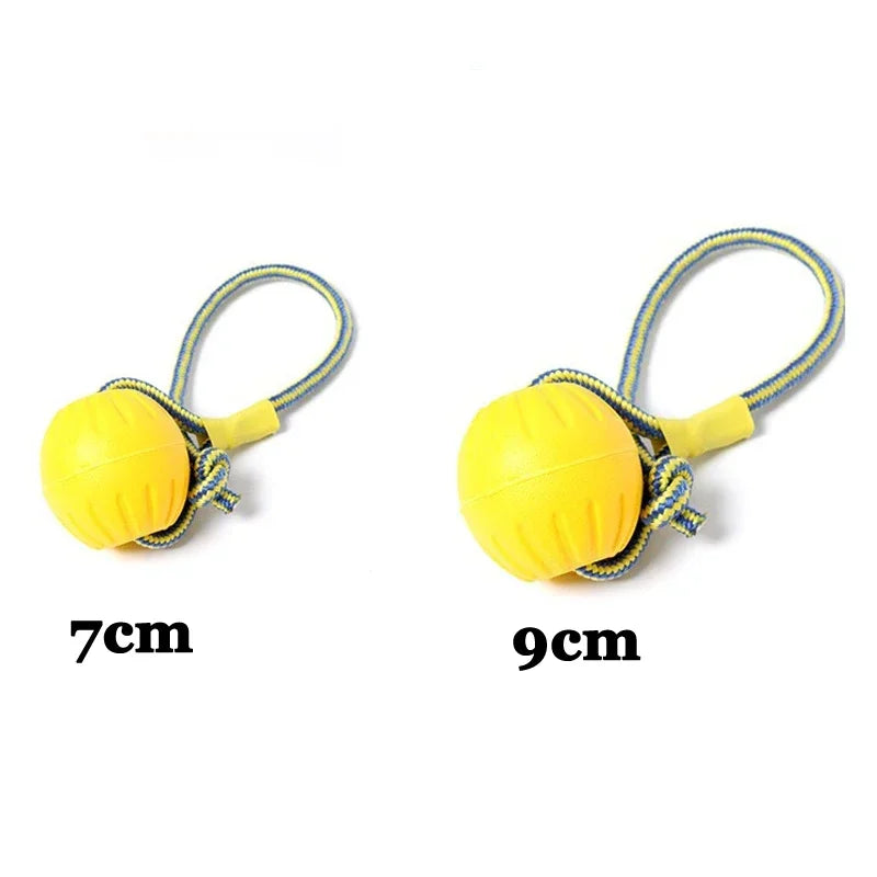 EVA Floating Dog Training Ball with Rope Chew Toys