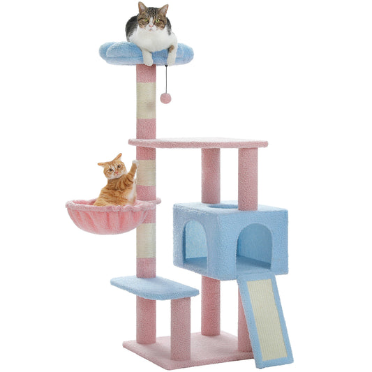 Flower Cat Tree Multi-Level Cat Tower for Indoor Cats