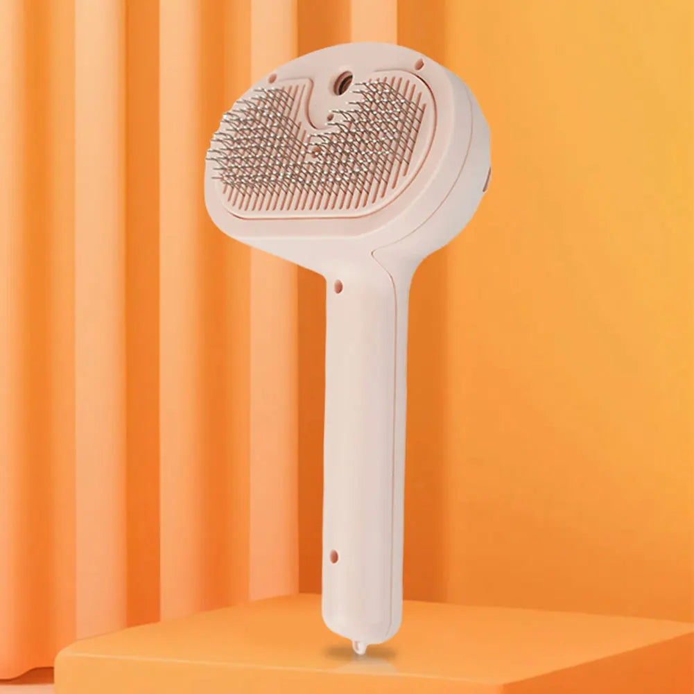 Cat Hair Brush with Release Button Massage Grooming Brush