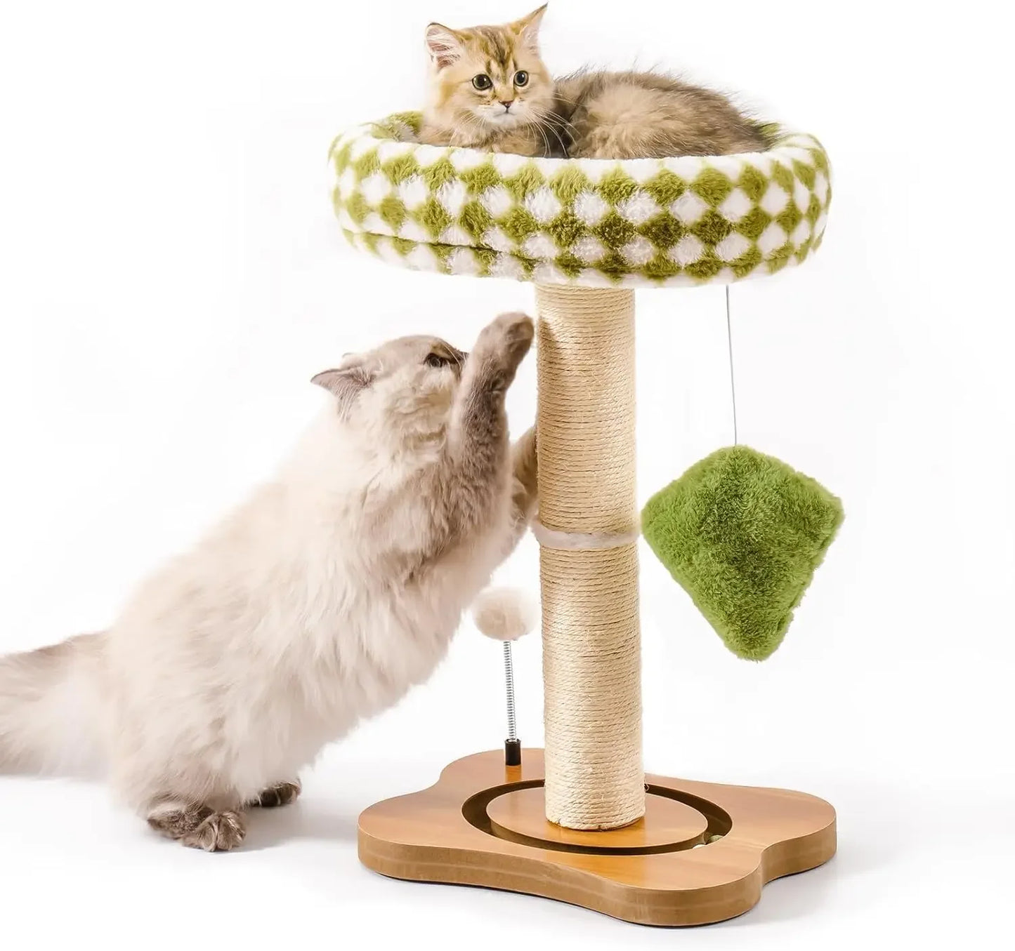 Cat Scratching Post with Bed, Cat Tower for Indoor Cats