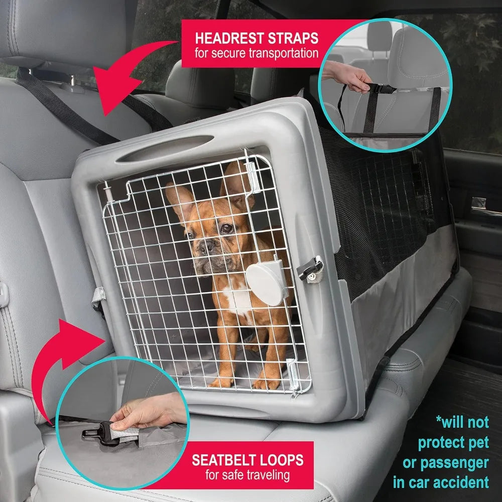 Large Pop Open Kennel Portable Cat Cage Waterproof Bed