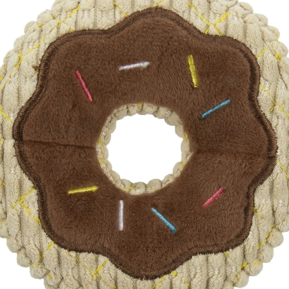 Durable Squeaky Dog Toy Small Breeds Plush Chew Guard
