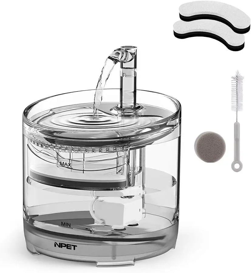 NPET Cat Water Fountain WF050TP 1.5L Automatic Pet Fountain