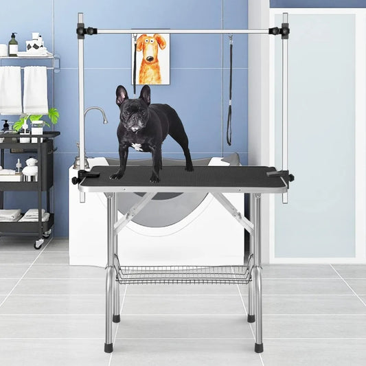 Dog Grooming Table Foldable Heavy Duty 330lbs Capacity