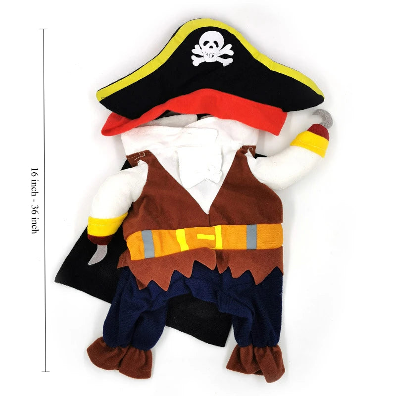 Cute Pirate Dog Clothes For Pets In All Seasons