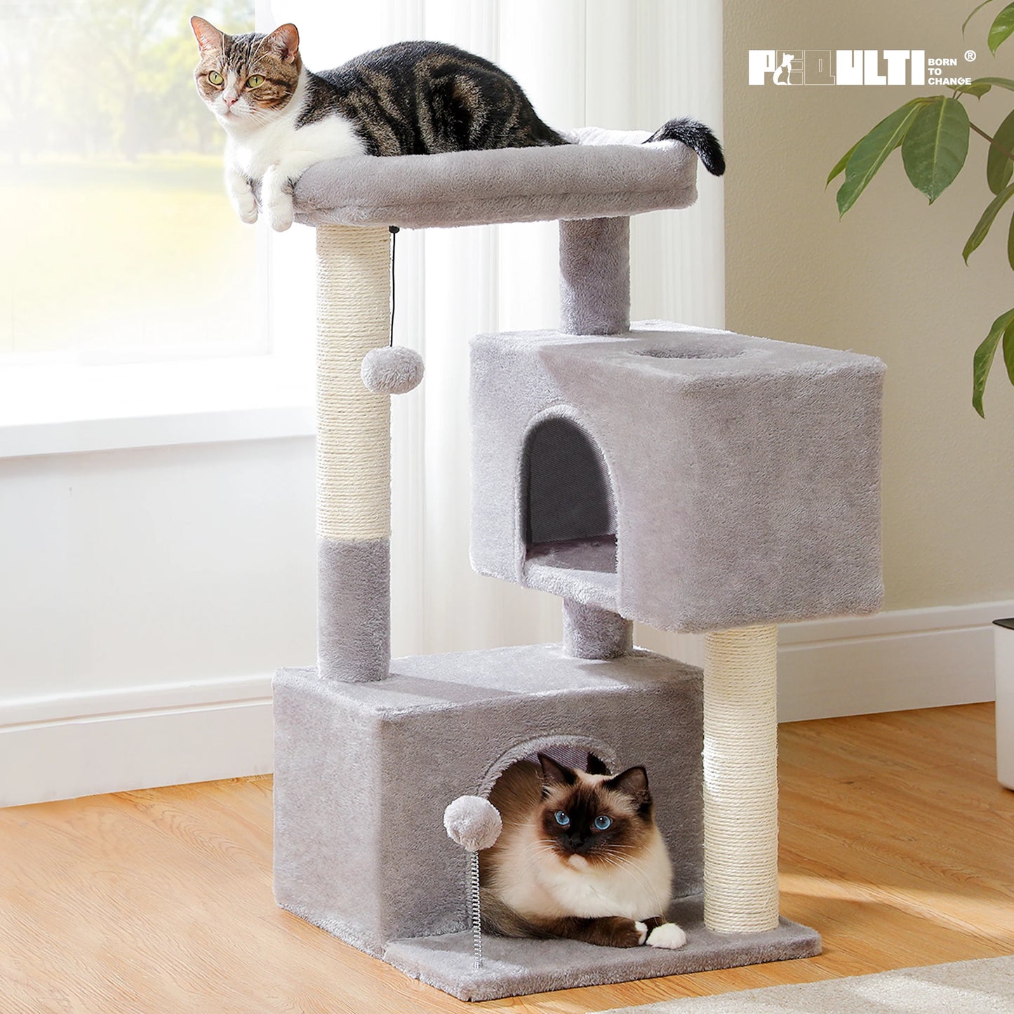 Cat Tree for Large Cats Cat Tower for Indoor Cats Up to 10kg