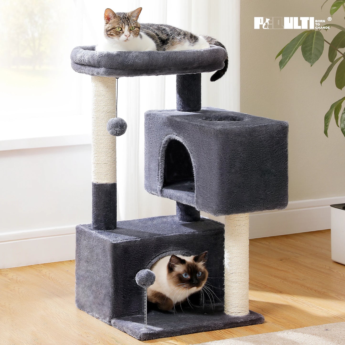 Cat Tree for Large Cats Cat Tower for Indoor Cats Up to 10kg