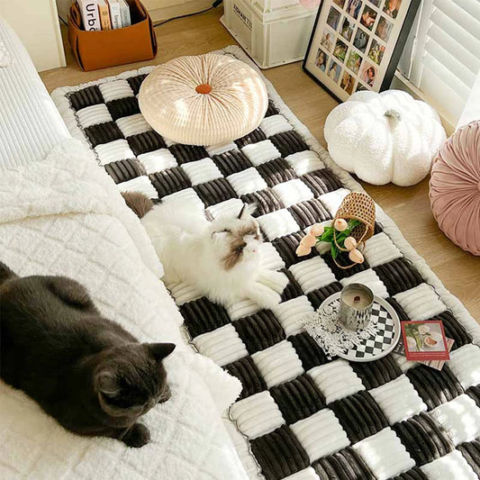 Dog Bed Mat Warm Pet Cat Blanket Anti-slip Washable Cushion