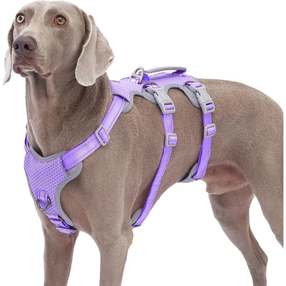 Reflective Escape Proof Dog Harness No Pull Adjustable Pet Vest