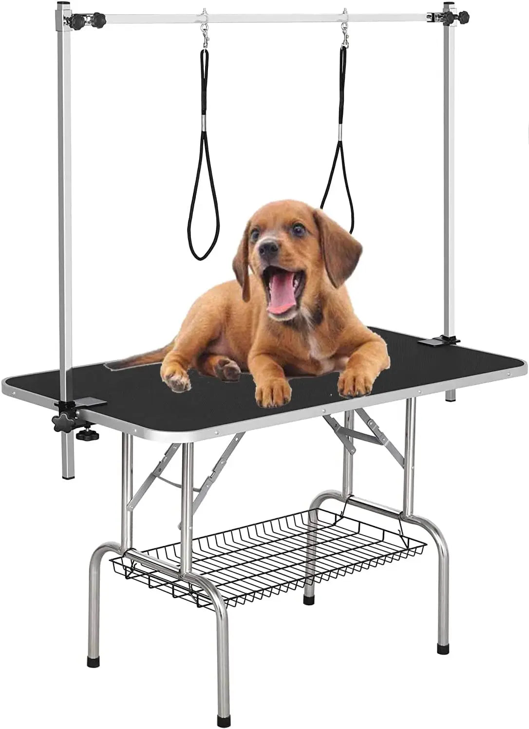 46 Inch Dog Grooming Table Foldable Pet Tables 330lbs Capacity