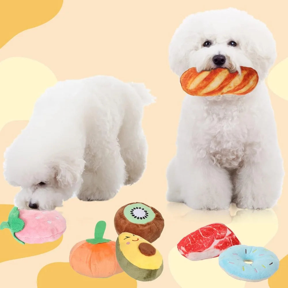 80 Pcs Dog Squeaky Bulk for Small Puppy Chew Toys