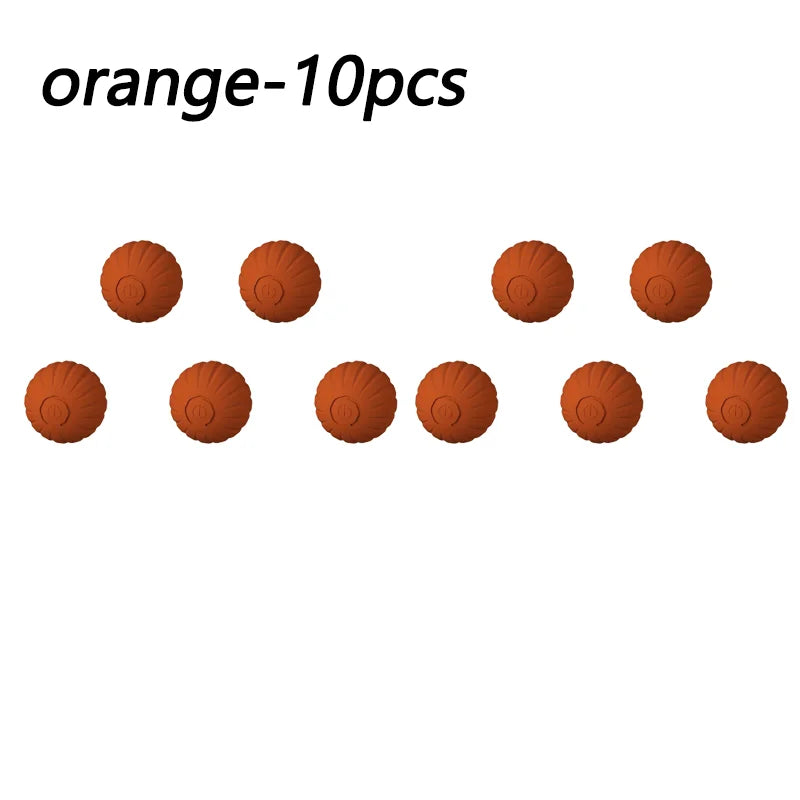 1/5/10PCS Blue Orange Pet Toy Ball Plastic Rechargeable Toy