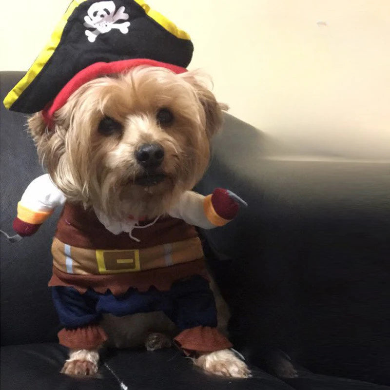 Cute Pirate Dog Clothes For Pets In All Seasons