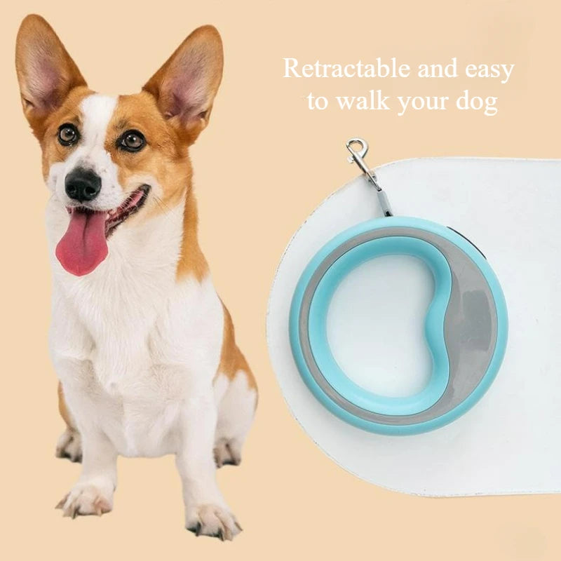 Automatic Retractable Dog Leash Durable Nylon Adjustable Leash
