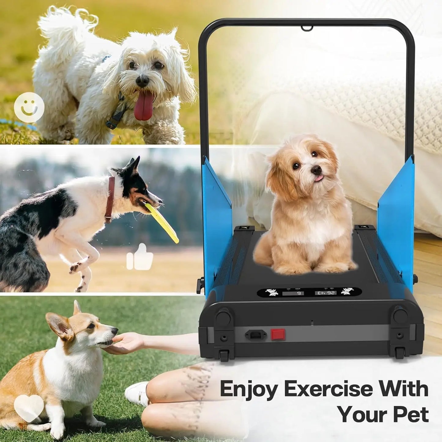 Dog Treadmill 220lbs Dog Trotter for Small and Medium Dogs