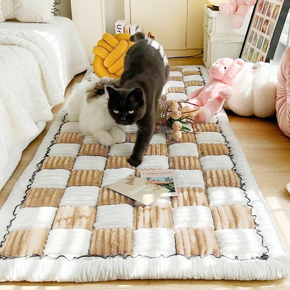Dog Bed Mat Warm Pet Cat Blanket Anti-slip Washable Cushion