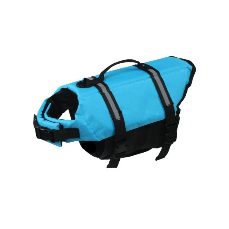 Ripstop Reflective Adjustable Life Jacket for Dogs Swimming