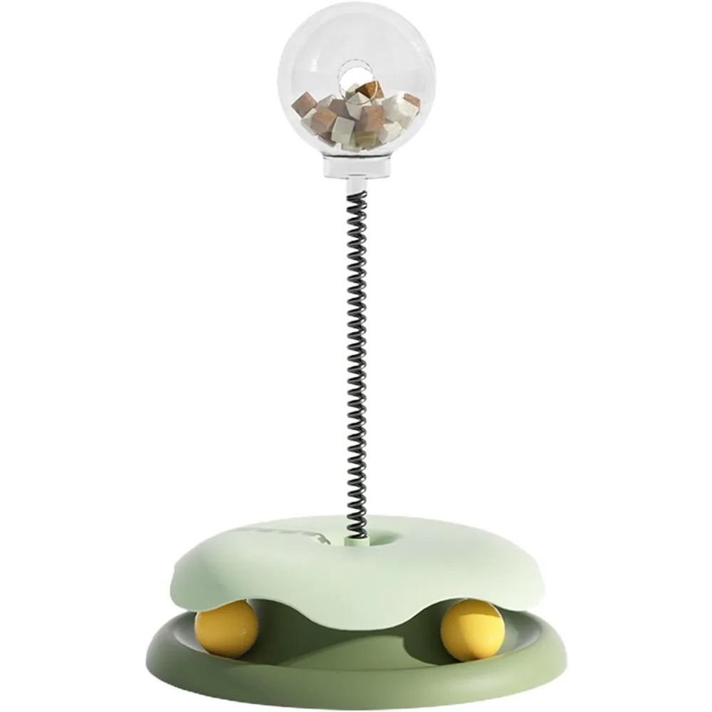 Cat Feeder Toy Tumbler Interactive Kitten Toys for Cats