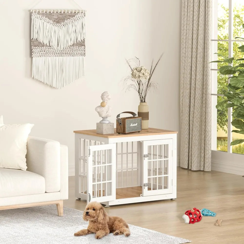Heavy Duty Dog Crate Furniture for Small Dogs Decorative Pet House