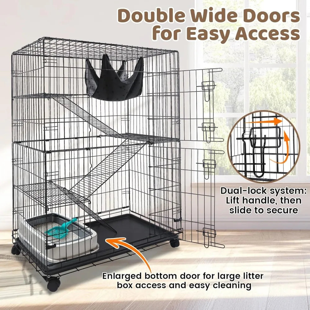 Cat Cages Indoor, Large Cat Crates for Indoor Use