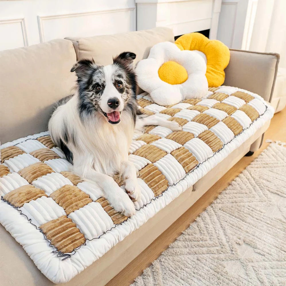 Dog Bed Mat Warm Pet Cat Blanket Anti-slip Washable Cushion