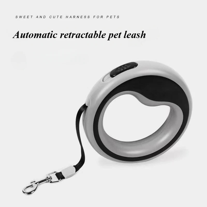 Automatic Retractable Dog Leash Durable Nylon Adjustable Leash