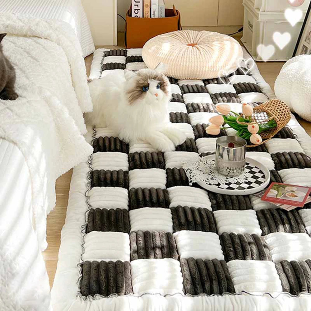 Dog Bed Mat Warm Pet Cat Blanket Anti-slip Washable Cushion