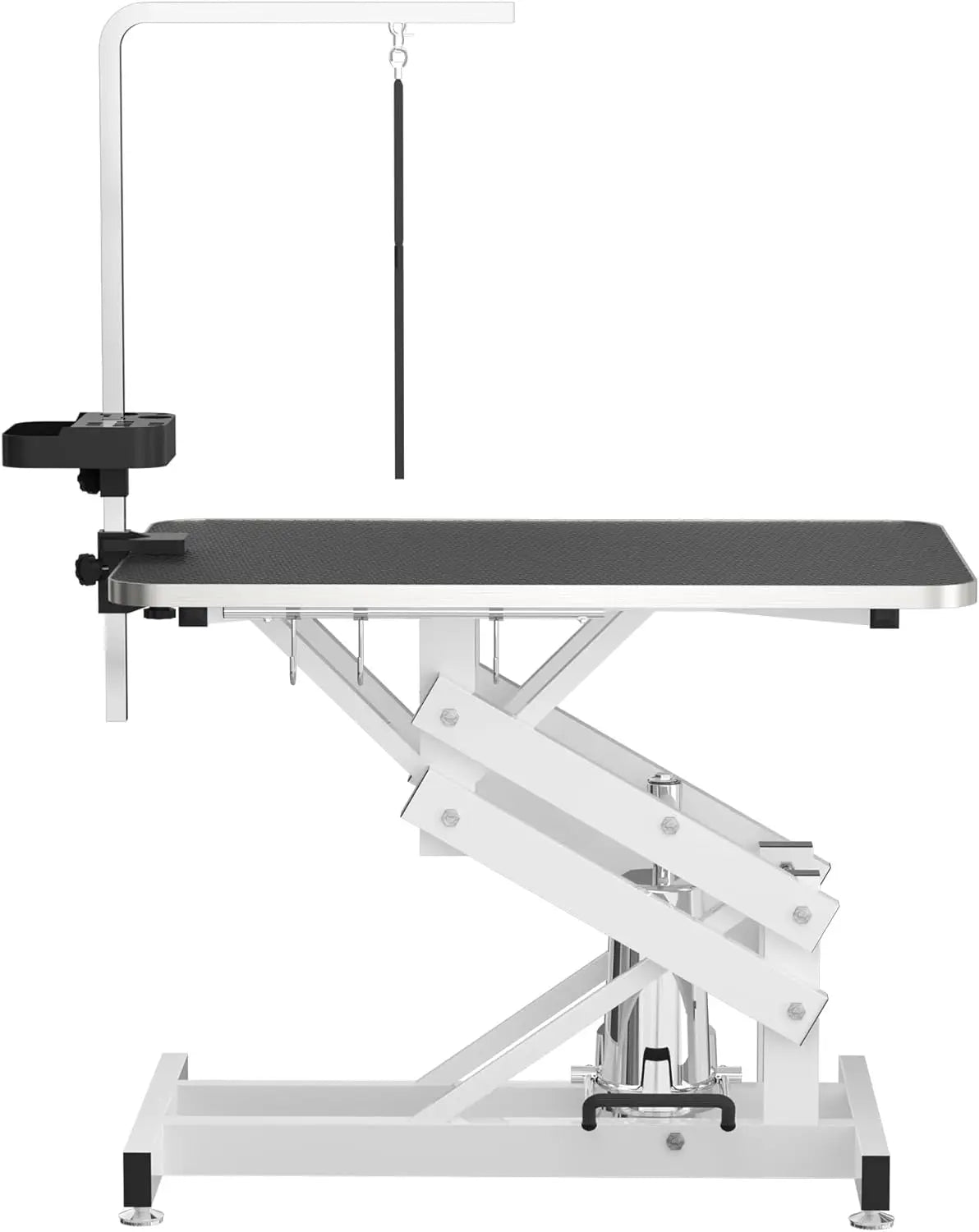 Hydraulic Pet Grooming Table w Anti-Static Top 330LBS
