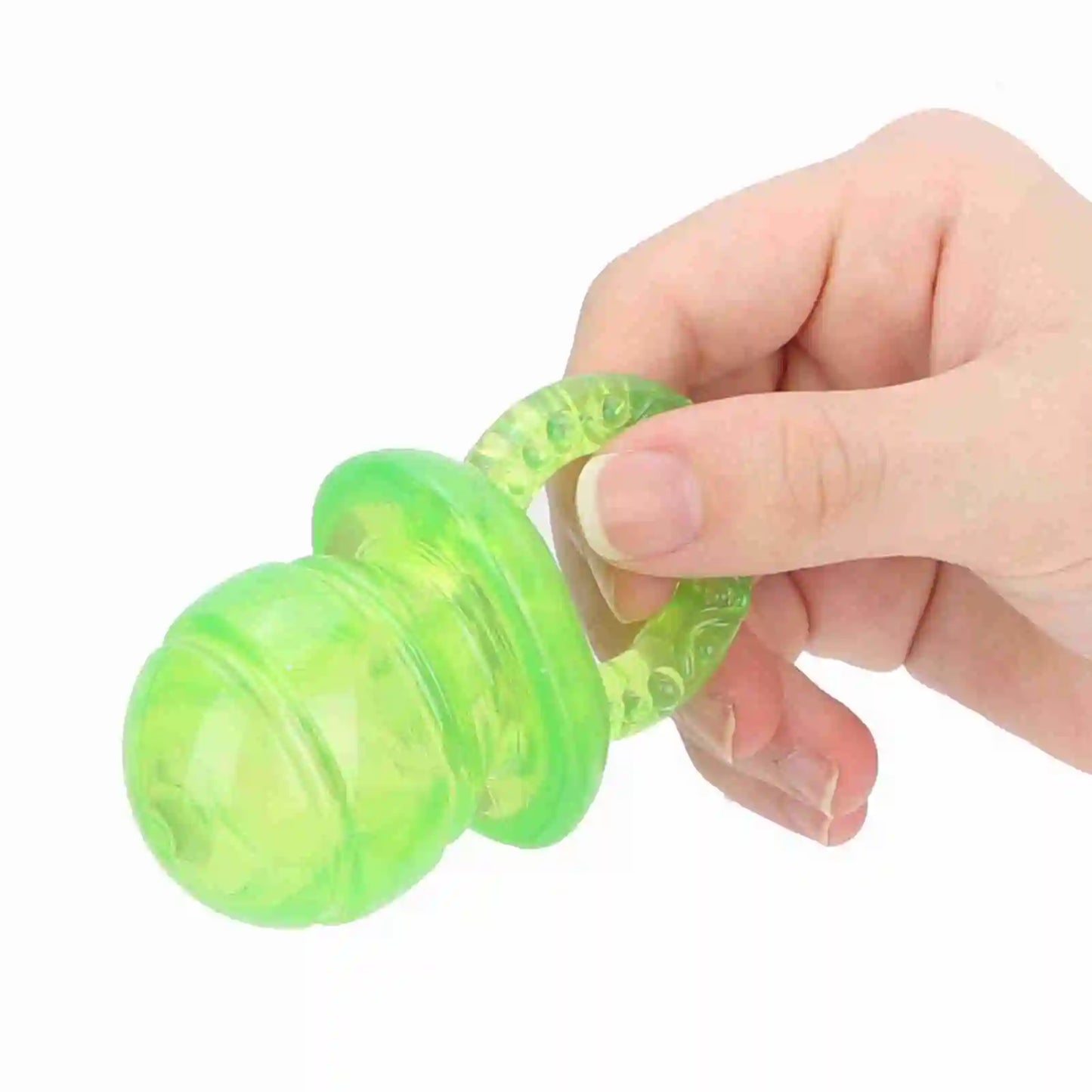 5 Pcs Set Pacifier Shaped Pet Dogs Teether Chew Toy Green