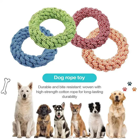 Dog Toys Rope Chewing Toy For Puppy Tear-Resistant Rope