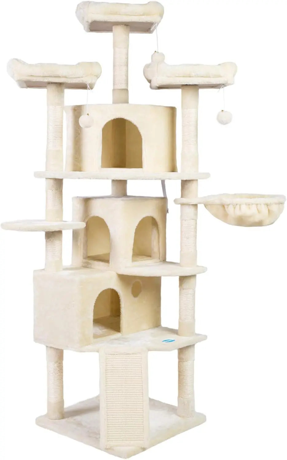 Cat Tower with Caves, Cozy Perches, Scratching Posts