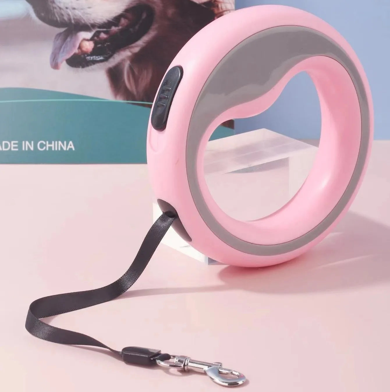 Automatic Retractable Dog Leash Durable Nylon Adjustable Leash