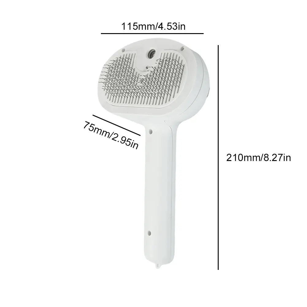 Cat Hair Brush with Release Button Massage Grooming Brush