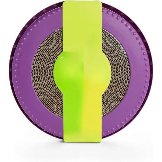 Leaps & Bounds Cat Track Toy with Replaceable Scratch Pad Medium