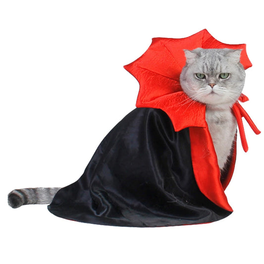 Funny Pet Role Play Costume Vampire Cloak For Small Dog