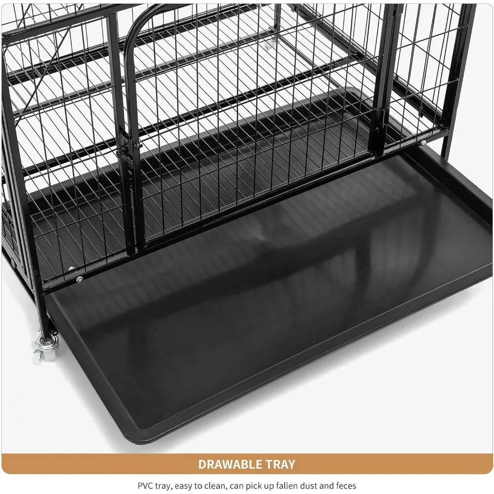 Large Cat Cage Indoor: Metal Cat Enclosure for Indoor Cats