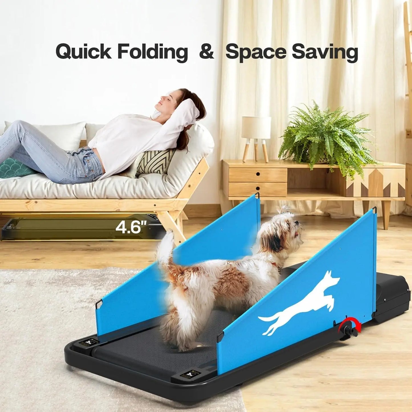 Dog Treadmill 220lbs Dog Trotter for Small and Medium Dogs