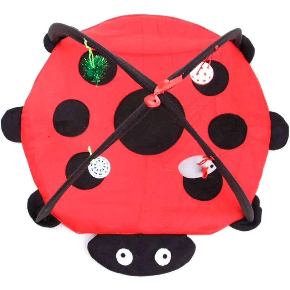 Cat Tent Activity Center with Hang Cat Toys Balls