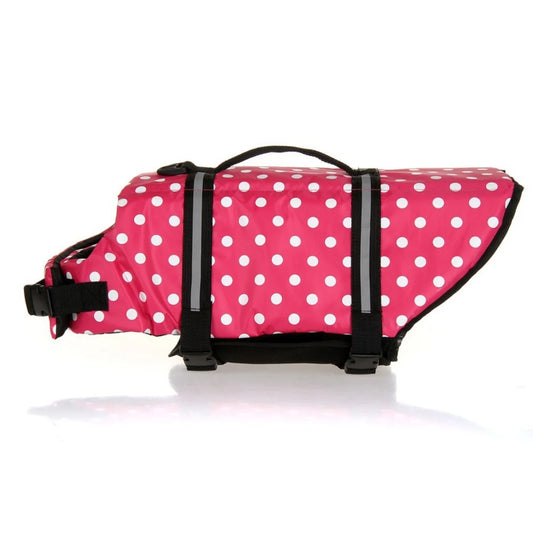 Ripstop Reflective Adjustable Life Jacket for Dogs Swimming