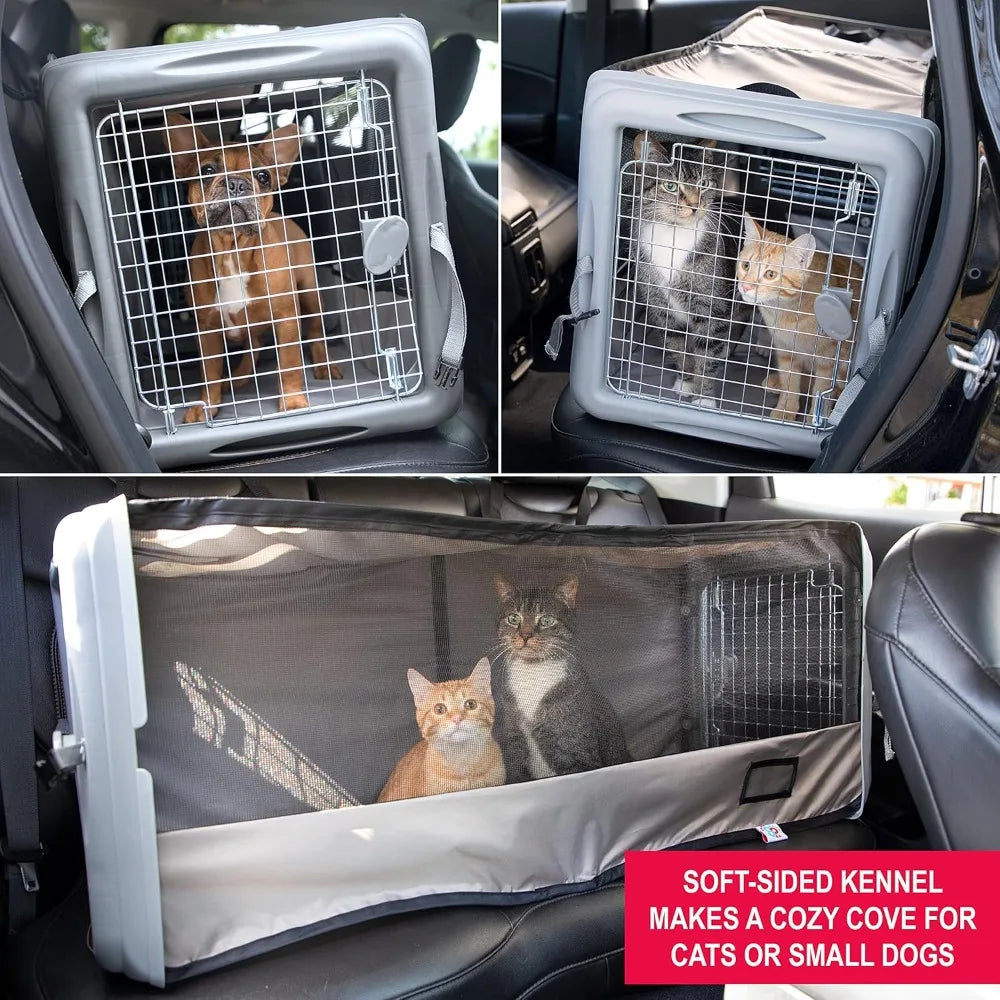 Large Pop Open Kennel Portable Cat Cage Waterproof Bed