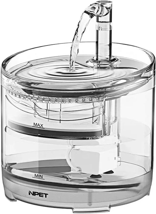 NPET Cat Water Fountain WF050TP 1.5L Automatic Pet Fountain