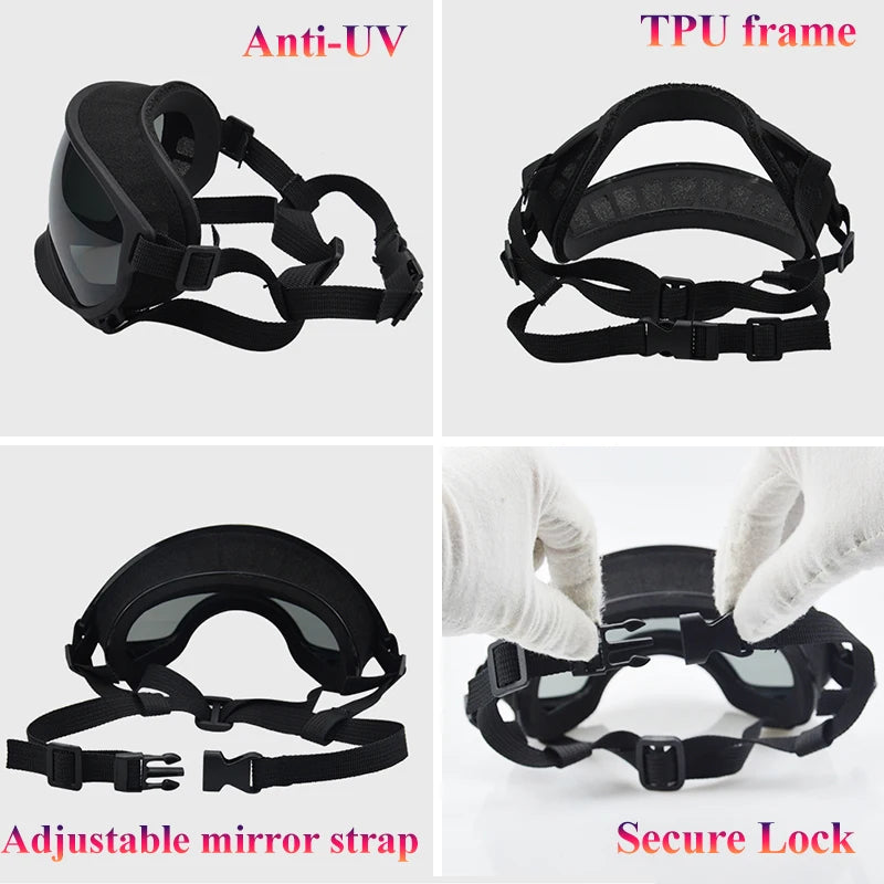 Dog Goggles Sunglasses Anti-UV Protection For Travel