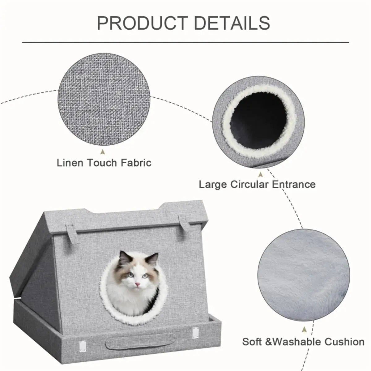 Pet Stairs for Cats - Cat Climbing Tower & House Access