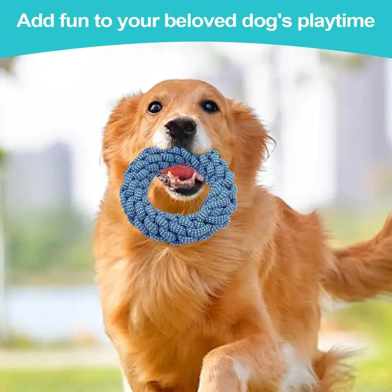 Dog Toys Rope Chewing Toy For Puppy Tear-Resistant Rope