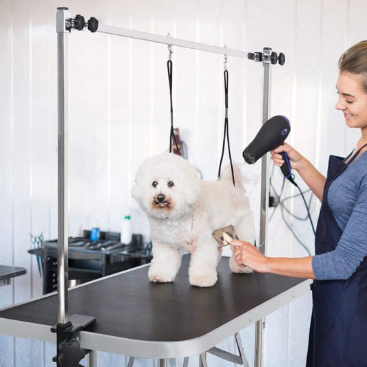 46 Inch Dog Grooming Table Foldable Pet Tables 330lbs Capacity