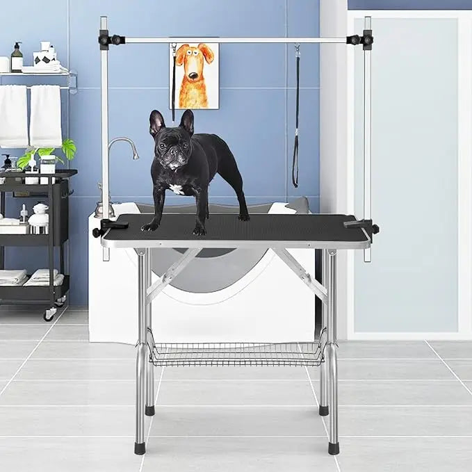 Dog Grooming Table Foldable Heavy Duty 330lbs Capacity